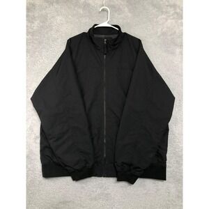 Duluth Trading Jacket Mens XL Black Nylon Windbreaker